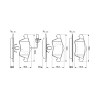 Гальмівні колодки Bosch 0 986 424 537
