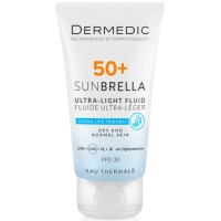 Засіб від засмаги Dermedic Sunbrella Ультралегкий захисний флюїд SPF 50+ Для сухої та нормальної шкіри 40 мл (5901643177546)