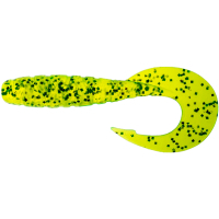 Силікон рибальський FishUP Mighty Grub 4.5" 026 - Flo Chartreuse/Green (4шт/уп) (1864.04.35)