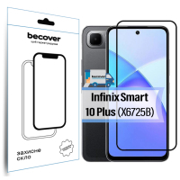 Скло захисне BeCover Infinix Smart 10 Plus (X6725B) Black (713726)