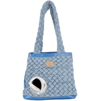 Переноска для тварин MISOKO&CO 40x18x38 см темно-синя (YIWUMSK70170)