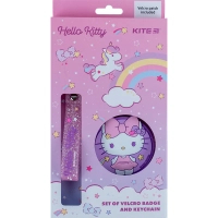 Бейдж Kite набір на липучці та підвіска Hello Kitty (HK24-3010-3)