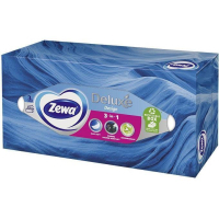 Серветки косметичні Zewa Deluxe 3 шари 90 шт. (4006670128002)