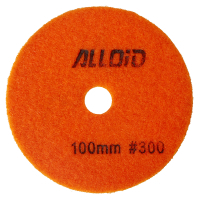 Круг зачистний Alloid Pro, алмазний, шліфувальний, на липучці, COMBS, 100мм, зерно 300 (DD-63381)