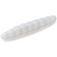 Силікон рибальський FishUP Morio 1.2" 009 - White, cheese taste (12шт/уп) (1864.03.38)