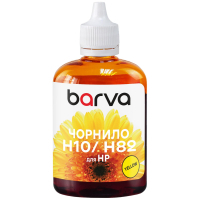 Чорнило Barva HP 10/11/13/82/88100ml yellow, water-soluble (H10-671)