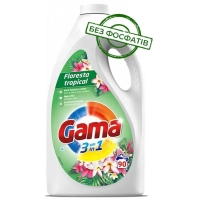 Гель для прання Gama Floresta Tropical З ароматом тропічних квітів 4.05 л (8435495834342)