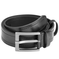 Ремінь Semi Line Чоловічий Шкіряний Black (DAS303143)