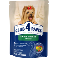 Сухий корм для собак Club 4 Paws Premium для малих порід з качкою 900 г (4820269143159)