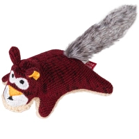 Іграшка для собак WAUDOG Fun Plush Білка трикотаж 9 см (6262)