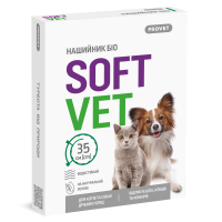 Нашийник для тварин ProVET SOFTVET БІО для котів та собак дрібних порід репелентний 35 см (4823082441150)