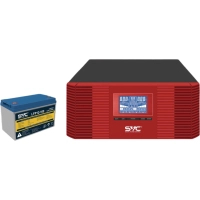 Пристрій безперебійного живлення SVC XL-1200 1200VA/1000W+LiFePO4 12.8V 100Ah (XL-1200+12.8V 100Ah)