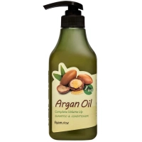 Шампунь FarmStay Argan Oil Complete Volume Up Shampoo And Conditioner 530 мл (8809595053659)
