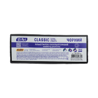 Пластилін ZiBi KIDS Line -2 скульптурний CLASSIC чорний, 250 г (ZB.62991-01)