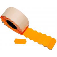 Етикет-стрічка Aurika 26х12 orange, 25 рул (2612O)