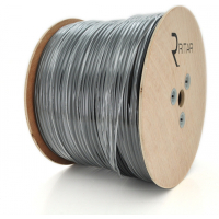 Кабель комбінований Ritar RG690 75 Ом 1,02мм.CU, 64x0.12m CCA, 2x0.5mm2, black, 305м (B305-RG690CU+2x0.5mm CU)