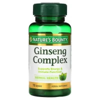 Трави Nature's Bounty Комплекс женьшеню, Ginseng Complex, 75 капсул (NRT11932)
