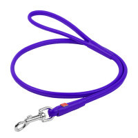 Повідець для собак WAUDOG Glamour круглий XS d 4 мм Д 122 см фіолетовий (33889)