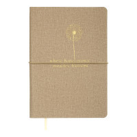 Книга записна Buromax Nice 96 аркушів А5 у клітинку бежевий (BM.295115-28)
