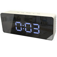 Настільний годинник Technoline WT475 White/Black Mirror (DAS302983)