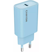 Зарядний пристрій Canyon 30CL OnCharge USB-C PD30W Light Blue (CNE-CHA30CLLBL)