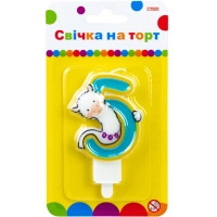 Свічка Maxi Llama "5" висотою 7,62 см (MX622068-5)