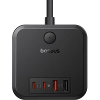 Мережевий фільтр живлення Baseus PowerCombo Cube Power Strip (E00066400117-00)