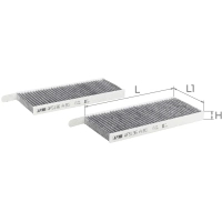 Фільтр салону ALPHA FILTER AF5136a-2