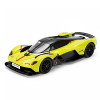 Масштабна модель автомобіля TechnoDrive Aston Martin Valkyrie жовтий 1:18 (250937AMVKLG)