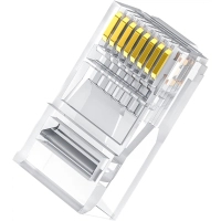 Конектор RJ45 cat.6 UTP, NW120, 100 шт упаковка, Transparent Ugreen (60558)