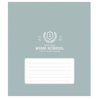 Зошит Школярик High school 12 аркушів клітинка (012-3657K)