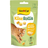Ласощі для котів GimCat Kase Rollis з комплексом вітамінів сирні 40 г (4002064418728)