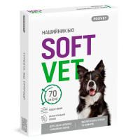 Нашийник для тварин ProVET SOFTVET БІО для собак середніх та великих порід репелентний 70 см (4823082441181)