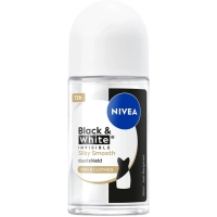 Антиперспірант Nivea Black & White Invisible Silky Smooth Deodorant Roll-on 50 мл (4006000258522)