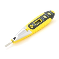 Тестер автомобільний Voltronic LD-805, 12–220V, цифрова індикація, чорно-жовта ручка (LD-805)