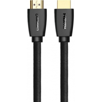 Кабель мультимедійний HDMI M to HDMI M 1.5m nylon braid black Ugreen (40409)