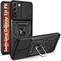 Чохол до мобільного телефона BeCover Military Samsung Galaxy S21 FE SM-G990 Black (707364)