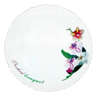 Тарілка Vittora "Букет орхідеї" Wave Dessert 19 см (V-190O)