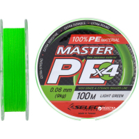 Шнур Select Master PE 100m Light Green 0.06mm 9kg (1870.17.00)