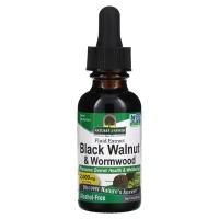 Трави Nature's Answer Чорний горіх та полин у краплях, без спирту, 2000 мг, Black Walnut (NTA-00801)