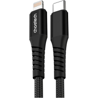 Дата кабель USB-C to Lightning 1.0m PD27W black Choetech (XCL-1030-BK)