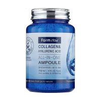 Сироватка для обличчя FarmStay Collagen & Hyaluronic Acid All In One Ampoule 250 мл (8809469770002)
