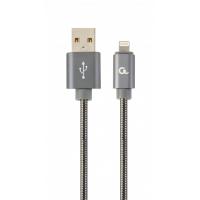 Дата кабель USB 2.0 AM to Lightning 1.0m Cablexpert (CC-USB2S-AMLM-1M-BG)