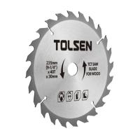 Диск пильний Tolsen пильний з ТВС напайками по дереву 185х40Т*30мм (76431)