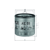 Фільтр паливний KOLBENSCHMIDT KC20