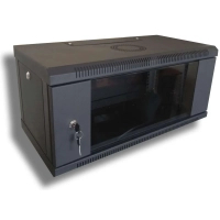 Шафа настінна Hypernet 4U 19" 600x350 (WMNC-350-4U-FLAT-BLACK)