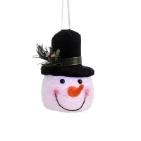 Ялинкова іграшка Luca Lighting Сніговик 14 см Чорний (8718861682953BLACK)
