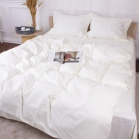 Постільна білизна MirSon Poplin Line 002 Milky White 110x140 (2200006277323)