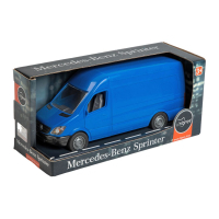 Масштабна модель автомобіля Tigres Mercedes-Benz Sprinter вантажний (синій) (39653)
