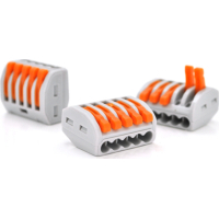З'єднувач кабелю 5-pin аналог WAGO K222-415, 15штпак Voltronic (K222-415/15)